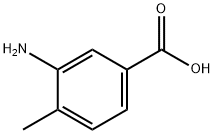 3-氨基-4-甲基苯甲酸,2458-12-0,结构式