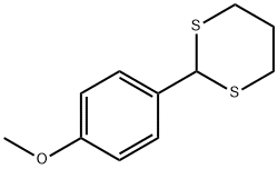 4-Methoxybenzaldehyde trimethylenedithioacetal 结构式