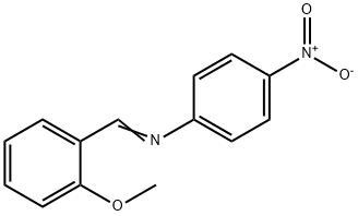 N-(o-Methoxybenzylidene)-p-nitroaniline Structure