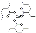 2-ethylhexanoic acid, cerium salt Structure