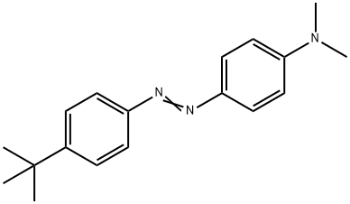 4-[[p-(tert-Butyl)phenyl]azo]-N,N-dimethylaniline 结构式