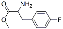 methyl 2-amino-3-(4-fluorophenyl)propanoate Struktur