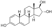 9,11-Didehydroestriol 化学構造式