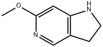 1H-Pyrrolo[3,2-c]pyridine, 2,3-dihydro-6-Methoxy- Struktur