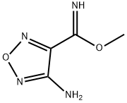 1,2,5-Oxadiazole-3-carboximidicacid,4-amino-,methylester(9CI) 化学構造式