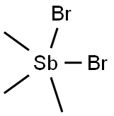 TRIMETHYLANTIMONY DIBROMIDE Structure