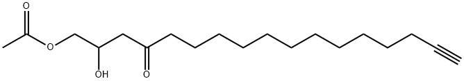 1-Acetoxy-2-hydroxy-16-heptadecyn-4-one Structure