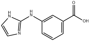 3-(1H-IMIDAZOL-2-YLAMINO)-BENZOIC ACID 化学構造式