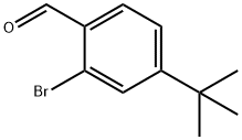 2-溴-4-叔丁基苯甲醛 结构式