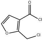 3-Furancarbonyl chloride, 2-(chloromethyl)- (9CI) Struktur
