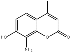 8-AMINO-7-HYDROXY-4-METHYL-2H-CHROMEN-2-ONE,24618-19-7,结构式