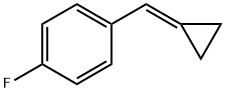 Benzene, 1-(cyclopropylidenemethyl)-4-fluoro- (9CI) Struktur