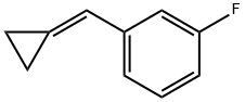 Benzene, 1-(cyclopropylidenemethyl)-3-fluoro- (9CI) 化学構造式