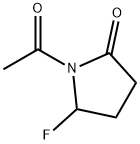 2-Pyrrolidinone, 1-acetyl-5-fluoro- (9CI) Struktur