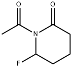 2-Piperidinone, 1-acetyl-6-fluoro- (9CI) Structure
