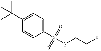 N1-(2-BROMOETHYL)-4-(TERT-BUTYL)BENZENE-1-SULFONAMIDE, TECH 化学構造式