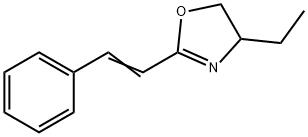 Oxazole, 4-ethyl-4,5-dihydro-2-(2-phenylethenyl)- (9CI) Struktur