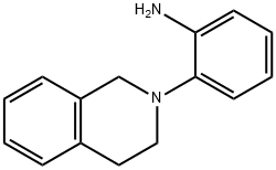 2-(1,2,3,4-テトラヒドロイソキノリン-2-イル)アニリン 化学構造式