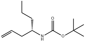 Carbamic acid, [(1S)-1-propyl-3-butenyl]-, 1,1-dimethylethyl ester (9CI) Struktur