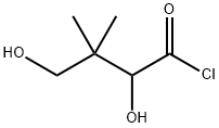 Butanoyl  chloride,  2,4-dihydroxy-3,3-dimethyl- 化学構造式