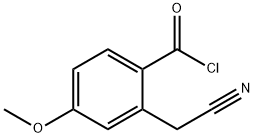 p-Anisoyl chloride, 2-(cyanomethyl)- (8CI),24634-12-6,结构式