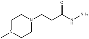 3-(4-METHYL-PIPERAZIN-1-YL)-PROPIONIC ACID HYDRAZIDE Struktur