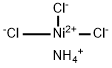 ammonium nickel trichloride Structure