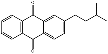 2-(3-methylbutyl)anthraquinone,24646-67-1,结构式