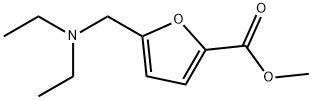 Methyl 5-[(diethylamino)methyl]-2-furoate 化学構造式