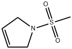 1-(メチルスルホニル)-2,5-ジヒドロ-1H-ピロール 化学構造式
