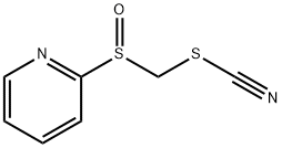 Thiocyanic acid, (2-pyridylsulfinyl)methyl ester (8CI),24655-55-8,结构式