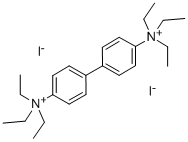 4,4'-Biphenylylenebis(triethylammonium) diiodide 结构式