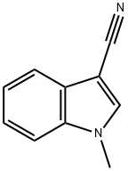 3-CYANO-1-METHYLINDOLE 化学構造式