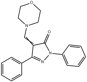 4-(모르폴리노메틸렌)-1,3-디페닐-2-피라졸린-5-온