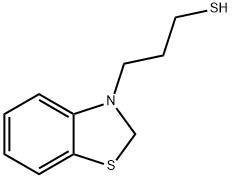 3-Benzothiazolinepropanethiol(8CI),24666-11-3,结构式