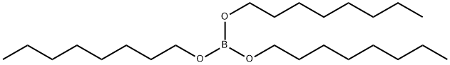 硼酸三辛酯,2467-12-1,结构式