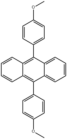 9,10-BIS(4-METHOXYPHENYL)ANTHRACENE Struktur