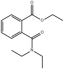 N,N-DIETHYL-PHTHALAMIC ACID ETHYL ESTER 化学構造式