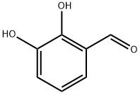 2,3-ジヒドロキシベンズアルデヒド 化学構造式