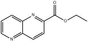 1,5-Naphthyridine-2-carboxylic acid, ethyl ester,24677-83-6,结构式