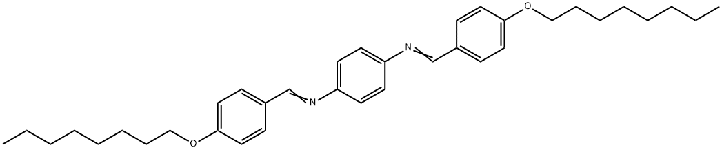 N,N'-(1,4-Phenylene)bis[4-(octyloxy)benzenemethanimine] Structure