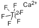 CALCIUM HEXAFLUOROTITANATE 化学構造式