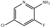2-Amino-5-chloro-3-fluoropyridine Struktur