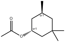trans-3,3,5-trimethylcyclohexyl acetate,24691-18-7,结构式