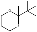 2-tert-Butyl-2-methyl-1,3-oxathiane 结构式
