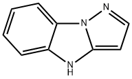 4H - 苯并[4,5]咪唑并[1,2 - B〕吡唑, 247-99-4, 结构式