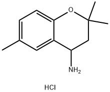 2,2,6-三甲基色满-4-胺盐酸盐,24700-21-8,结构式