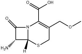 7-氨基-3-甲氧基甲基-3-头孢烯-4-甲酸, 24701-69-7, 结构式