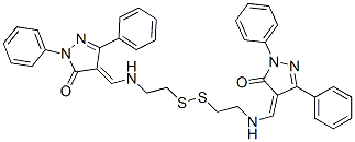 24702-44-1 1,10-Bis(1,3-diphenyl-5-oxo-2-pyrazolin-4-ylidene)-2,9-diaza-5,6-dithiadecane