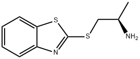 2-Propanamine,1-(2-benzothiazolylthio)-,(2R)-(9CI) Struktur